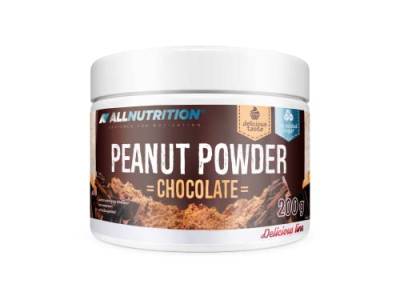 ALLNUTRITION Peanut Powder - Erdnussbutter ohne Zucker - Vegane Peanut Butter mit 50% Protein - Kalorienarme Lebensmittel - Erdnüsse Ungesalzen ohne Palmöl - Keto Süßigkeiten - 200g Chocolate von ALLNUTRITION