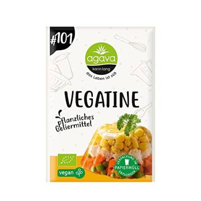 Agava Bio Vegatine, pflanzliches Geliermittel, 18g (12er Pack) von Agava
