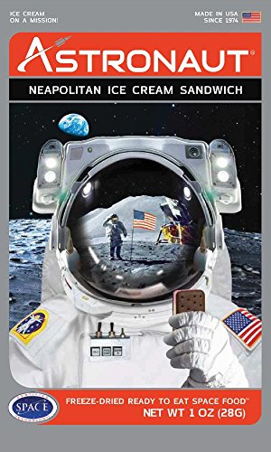 Astronaut Weltraum-Nahrung Eis Neapolitan -Sandwich 5 Paket von ASTRONAUT