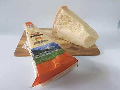 Südtiroler Käse Spezialität - Trentingrana - Grana Padano 350g / Italienischer Parmesan Hartkäse aus dem Trentino - Premium Qualität - DOP von BAVAREGOLA