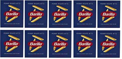 10x Pasta Barilla Penne rigate Nr. 73 italienisch Nudeln 500 g pack von Barilla