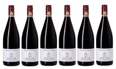 6x 1,0l - 2021er - Brogsitter - PRIM-AHR - Rotwein-Cuvée - LITER - Qualitätswein Ahr - Deutschland - Rotwein trocken von Brogsitter