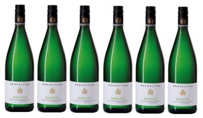 6x 1,0l - 2021er - Brogsitter - Riesling - LITER - Qualitätswein Rheinhessen - Deutschland - Weißwein trocken von Brogsitter