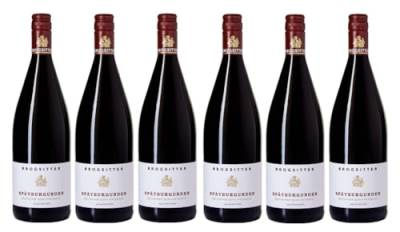 6x 1,0l - Brogsitter - Spätburgunder - halbtrocken - LITER - Qualitätswein Rheinhessen - Deutschland - Rotwein halbtrocken von Brogsitter