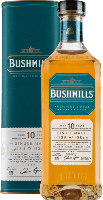 Bushmills Malt Irish Whiskey 10 Jahre 40% vol. von Bushmills