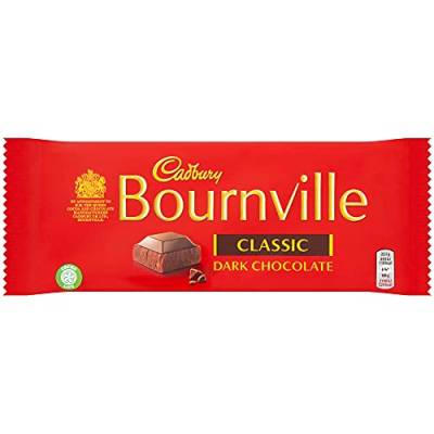 Cadbury Classic Bournville Dark Chocolate Bars - Pack Size = 18x180g von Cadbury