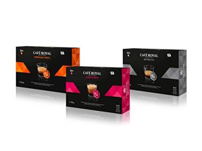Cafe Royal - 3er-Mix Nespresso kompatible Pro Pads mit Ristretto, Espresso und Lungo (3 x 50 Pads) von Café Royal