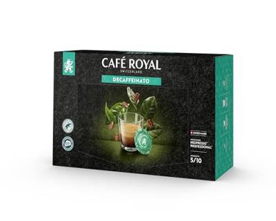 Café Royal Professional Pads Espresso Decaffeinato 50 - Kompatibel mit Nespresso Professional Maschine - 7/10 Intensität - UTZ-zertifiziert von Café Royal
