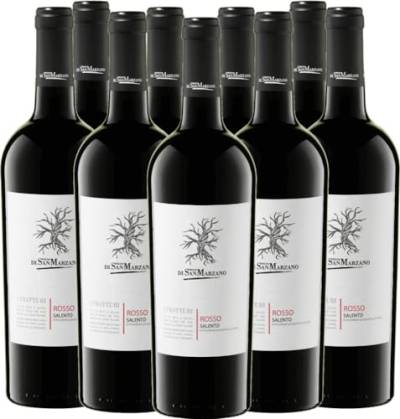 I Tratturi Rosso Cantine San Marzano Rotwein 9 x 0,75l VINELLO - 9 x Weinpaket inkl. kostenlosem VINELLO.weinausgießer von Cantine San Marzano
