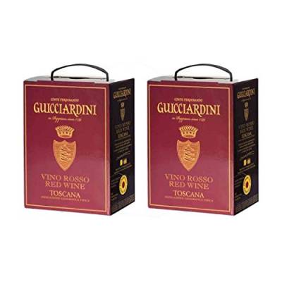 Toskanischer Rotwein Bag In Box Conte Ferdinando Guicciardini (2 Bag In Box 5 liters) von Castello di Poppiano