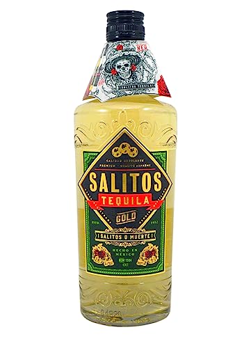 Tequila Salitos Gold 70 cl (Schachtel mit 3 Flaschen von 70 cl) von Cervezas Salitos