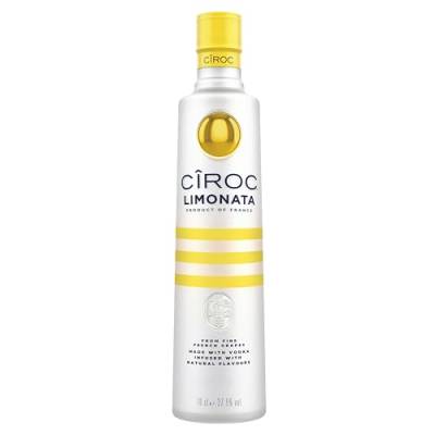 CÎROC Limonata | Ultra-Premium Wodka | inspiriert von mediterranem Luxus | sommerlicher Zitrusgeschmack | handgefertigt in Frankreich | 37.5 % vol | 700 ml Einzelflasche von Cîroc