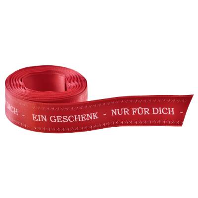Schleifenband "Ein Geschenk - nur für Dich" von Confiserie Burg Lauenstein GmbH