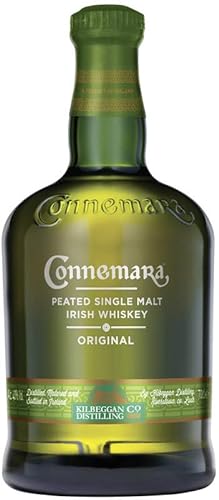 Connemara Original mit Geschenkverpackung | getorfter Single Malt Irish Whiskey | rauchiges Aroma | 40% Vol | 700ml Einzelflasche von Connemara