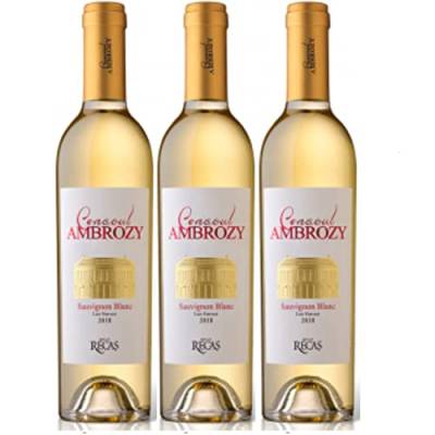 Cramele Recas Conacul Sauvignon Blanc Late Harvets DOC CMD Weißwein Wein Trocken Rumänien I Visando Paket (3 Flaschen) von Cramele Recas