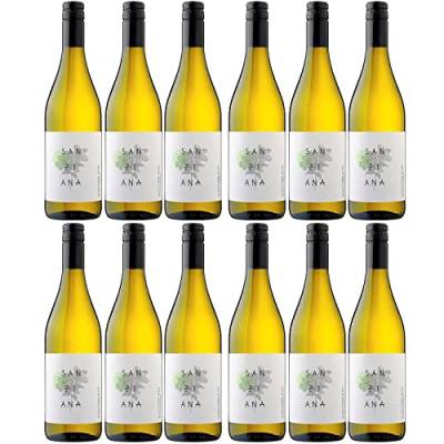 Cramele Recas Sanziana Sauvignon Blanc Weißwein Wein Trocken Rumänien I Visando Paket (12 Flaschen) von Cramele Recas
