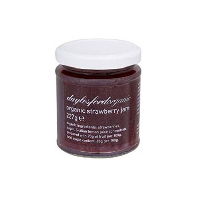 Daylesford Organic Strawberry Jam (227g) - Packung mit 2 von Daylesford