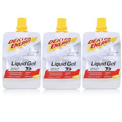 Dextro Energy Liquid Gel Lemon + Caffeine 60ml (3er Pack) von Dextro Energy