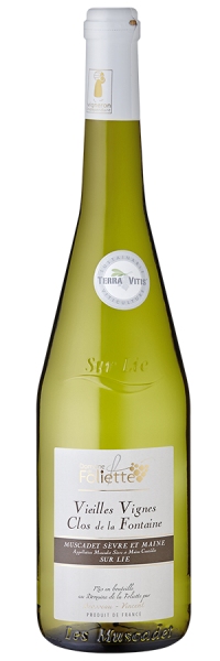 Vieilles Vignes Clos de La Fontaine Muscadet Sévre et Maine - 2021 - Domaine de la Foliette - Französischer Weißwein von Domaine de la Foliette