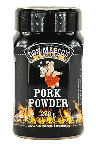 Don Marco's Barbecue Rub Pork Powder 220g in der Streudose, Grillgewürzmischung von DON MARCO'S BARBECUE
