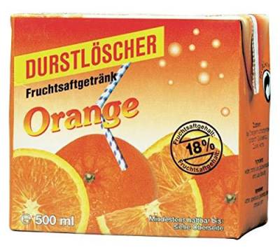 Durstlöscher Orange Fruchtsaftgetränk 500ml 24er Pack von Durstlöscher