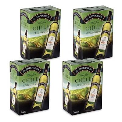 Sauvignon Blanc - El Emperador - Bag-in-Box - Weißwein trocken aus Chile (4x3l) von El Emperador