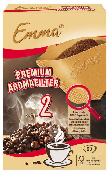 Emma Premium Aromafilter Größe 2 von Emma