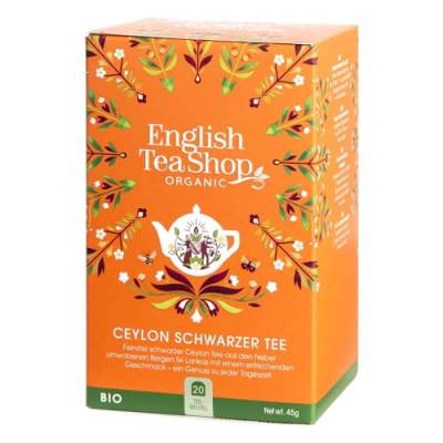ETS - Ceylon Schwarzer Tee, BIO Demeter, 20 Teebeutel von English Tea Shop