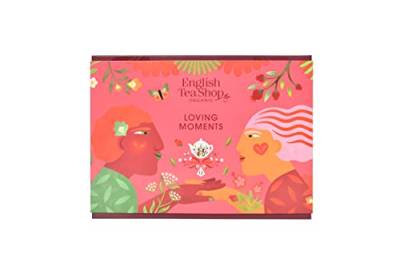English Tea Shop Geschenkpackung Loving Moments Pyramiden-Teebeutel, 12 Stück von English Tea Shop