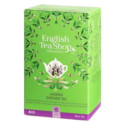 ETS - Jasmin Grüner Tee, BIO, 20 Teebeutel von English Tea Shop