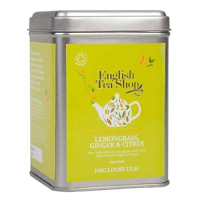 ETS - Lemongras Ingwer und Zitrusfrüchte, BIO, Loser Tee, 100g Dose von English Tea Shop