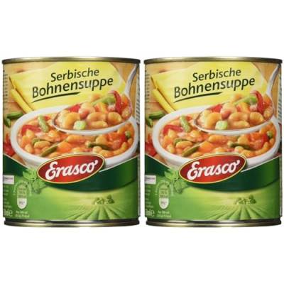 Erasco Serbische Bohnensuppe (1 x 750ml Dose) (Packung mit 2) von Erasco
