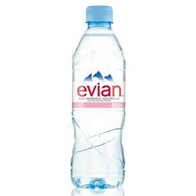 Evian Natural Mineral Water 500ml x 24 Bottles von Evian