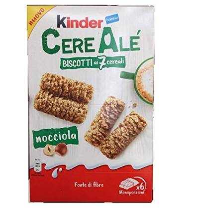 Kinder Cerealè biscotti ai 7 cereali alla Nocciola 7 Getreidekekse Haselnuss von Ferrero