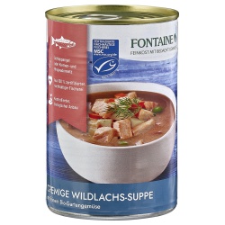 Cremige Wildlachs-Suppe von Fontaine