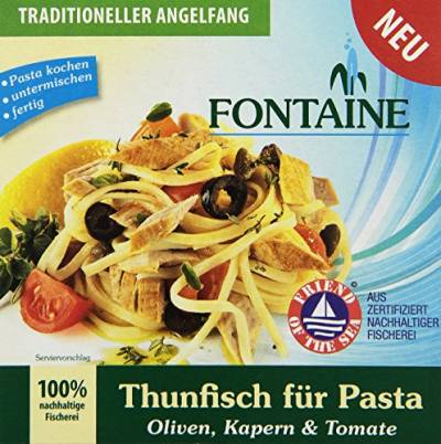 Fontaine Thunfisch für Pasta Olive, 4er Pack (4 x 200 g) von Fontaine