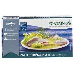 Heringsfilets in Senf-Dill-Creme von Fontaine