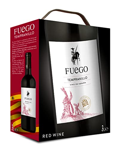 Fuego - Rotwein aus Spanien, Tempranillo, Bag-in-Box (1 x 3 l) von Fuego