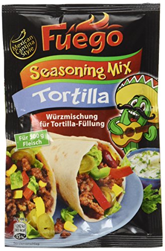 Fuego Tortilla Seasoning Mix, 3er Pack (3 x 35 g) von Fuego