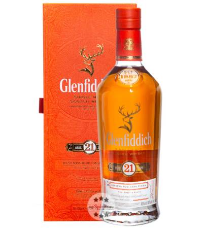 Glenfiddich 21 Years Single Malt Scotch Whisky (40 % vol., 0,7 Liter) von Glenfiddich