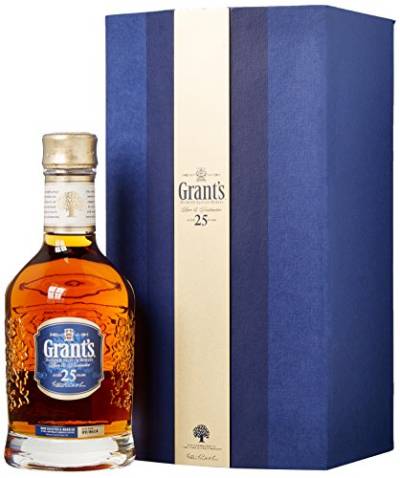 Grant's 25YO 40% Blended Whisky (1 x 0.7 l) mit Geschenkverpackung von Grant's