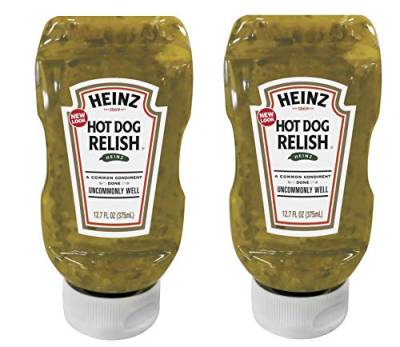 Heinz Hot Dog Relish, 360 ml, 2 Stück von HEINZ