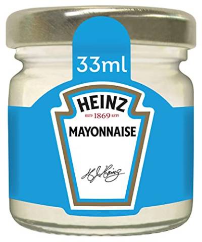 Heinz Mayonnaise – Das Original in Gläschen – 80 x 33 ml von HEINZ
