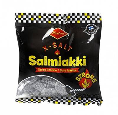 Halva X-Salt Salmiakki Lakritze 2 Pack of 120g von Halva