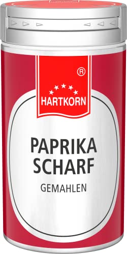 Paprika, scharf - 30 g im Aluminium Gewürzstreuer von Hartkorn - wiederverschließbar und wiederbefüllbar von Hartkorn