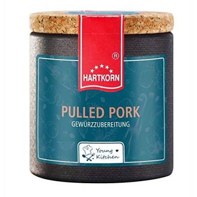 Pulled Pork - 55 g in der Young Kitchen Pappwickeldose mit Korkdeckel von Hartkorn - wiederverschließbar und wiederbefüllbar von Hartkorn