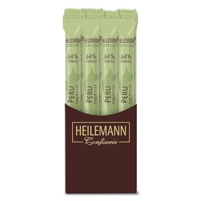 Heilemann Ursprungs-Schokolade Stick Peru 64%, 24 x 40 g von Heilemann Confiserie