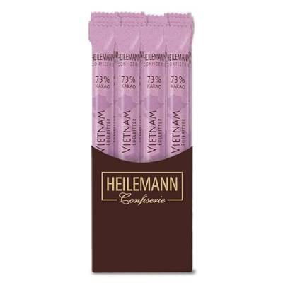 Heilemann Ursprungs-Schokolade Stick Vietnam 73%, 24 x 40 g von Heilemann Confiserie