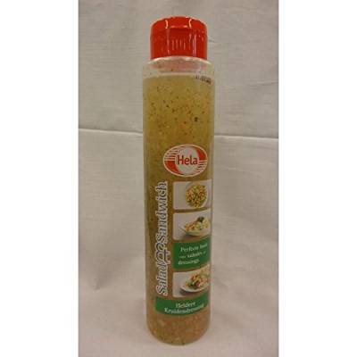 Hela Salad & Sandwich Heldere Kruidendressing 800ml Flasche (helles Kräuterdressing) von HELA