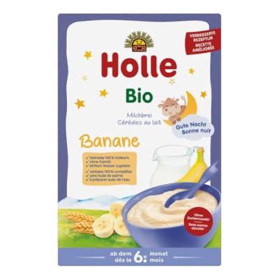Holle Babyfood - Bio Milchbrei - Banane 250g - Gute Nacht (1er Pack) von Holle